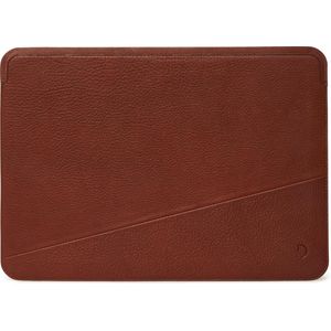 DECODED Frame Sleeve geschikt voor Macbook 13"" | Full Grain Leer - Cinnamon Brown