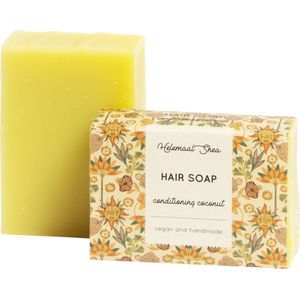 Conditionerende kokosnoot Haarzeep 100 gram HelemaalShea | Conditioning Coconut Shampoo Bar Helemaal Shea HelemaalShea