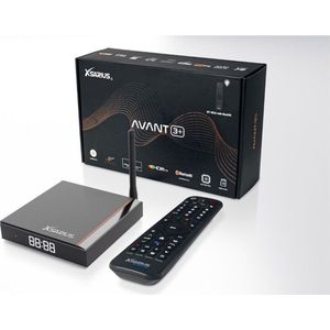 Xsarius - Avant 3+ - Mediaspeler - 4K - Android - Bluetooth 5.0