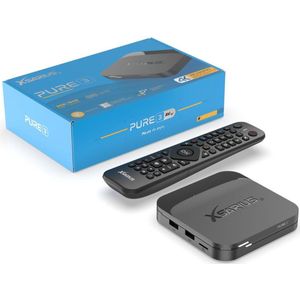 Xsarius - Pure 3 - Streaming Box - 4K UHD - 16 GB eMMC