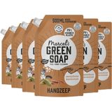 Marcel's Green Soap Handzeep Navulling - Sandelhout & Kardemom - 6 x 500ml