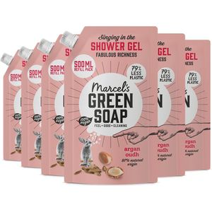 Marcel's Green Soap - Shower Gel Navulling - Argan & Oudh - 500ml