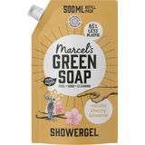 6x Marcel's Green Soap Shower Gel Navulling Vanille & Kersenbloesem 500 ml
