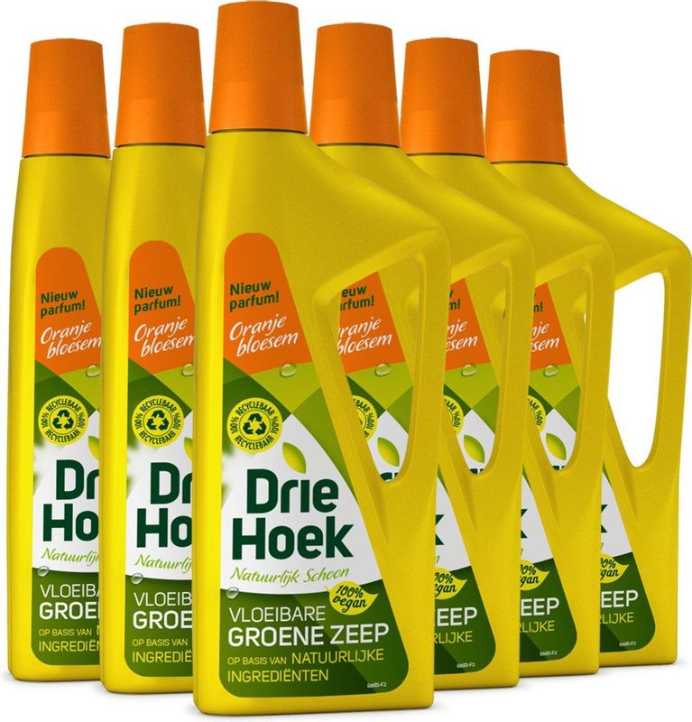 Driehoek Vloeibare Zeep - Oranjebloesem - 6 x 725ml