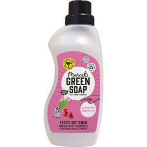 Marcel's Green Soap wasverzachter patchouli en cranberry (750 ml)