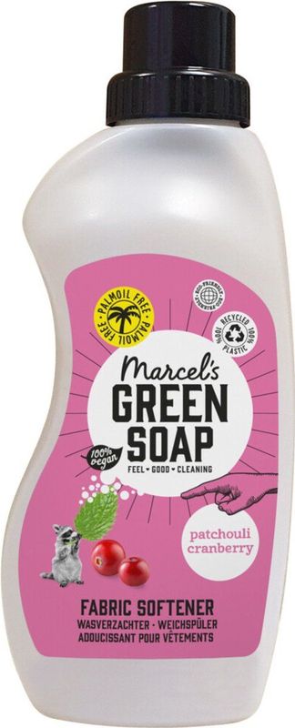 Marcel's Green Soap - Adoucissant - Patchouli & Cranberry - Vegan - 30 Wasbeurten