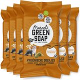 6x Marcel's Green Soap Schoonmaakdoekjes Sandelhout & Kardemom 60 stuks