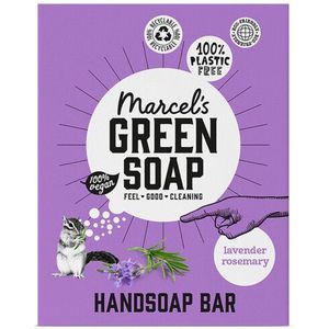 Marcel's Green Soap - Handzeep Bar - Lavendel & Rozemarijn - 6 x 90 gram