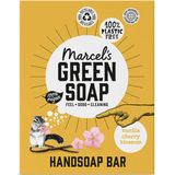 Marcel's Green Soap - Handzeep zeep lavendel & rozemarijn - handzeep - 100% milieuvriendelijk - 100% veganistisch - 97% biologisch afbreekbaar - 90 g