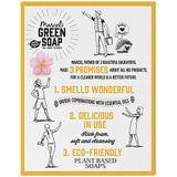 Marcel's Green Soap Handzeep Bar - Vanille & Kersenbloesem - 6 x 90 gram