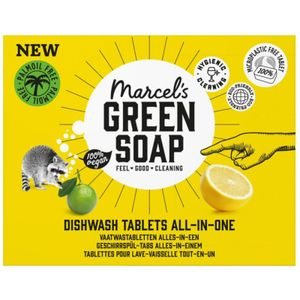 Marcel's Green Soap Vaatwastabletten Grapefruit & Limoen - 24 stuks