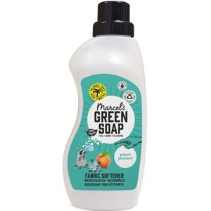 Marcel's Green Soap - Wasverzachter - perzik & jasmijn - wasverzachter - vrij van plastic en palmolie - 100% milieuvriendelijk - 100% veganistisch - 97% biologisch afbreekbaar - 750 ml