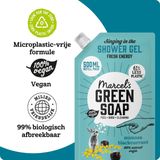 6x Marcel's Green Soap Douchegel Navulling Mimosa & Zwarte Bes 500 ml