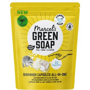 Marcel's Green Soap Vaatwascapsules Eco All-In-One 25 stuks