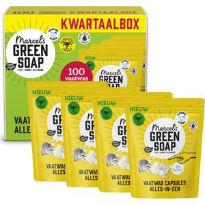 Marcel's Green Soap Vaatwascapsules 4x 25st