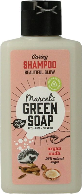 Marcel's Green Soap - Shampoo - Mini - Argan & Oudh - Natuurlijke Ingrediënten