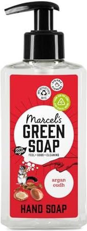 Marcel's Green Soap - Handzeep - Argan & Oudh - Vegan - 100% Gerecycled Plastic