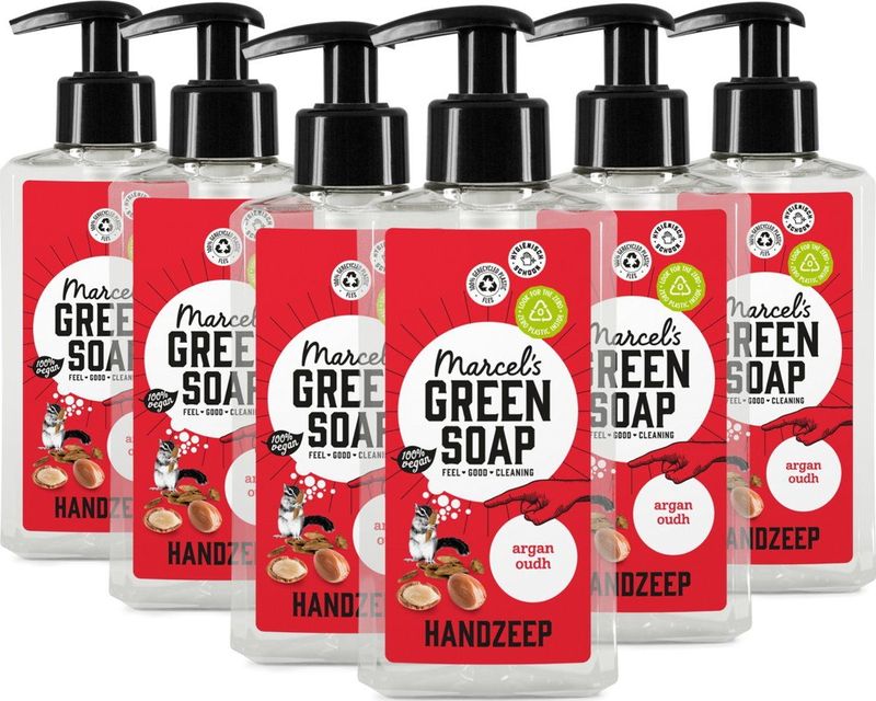 Handzeep - Argan & Oudh - 250 ml - Biologisch Afbreekbaar - Vegan