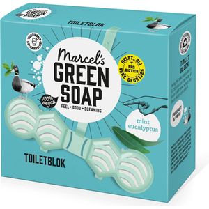 Marcels Green Soap - Toiletblok - Munt & Eucalyptus - 100% Vegan - 97% Biologisch Afbreekbaar