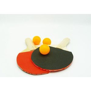 Pingpong Set | Tafeltennis Set | 2 Batjes | 3 Balletjes