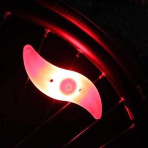 Spaakverlichting Kinderfiets - Fietswielverlichting - LED - Rood – Set van 2