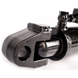 Hydraulische Topstang Cat. 3 (635 - 845 mm) met Vanghaak, Kogelgewricht, Terugslagklep en Slangen - Slag 210 mm