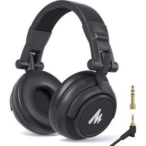 Maono MH601 DJ Koptelefoon met draad - Studio Koptelefoon - Over Ear - Hoofdtelefoon - Zwart