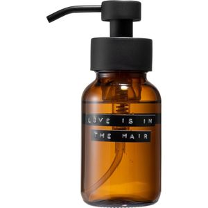 Wellmark Shampoo bruin glas zwarte pomp 250ml LOVE IS IN THE HAIR 8720254397344