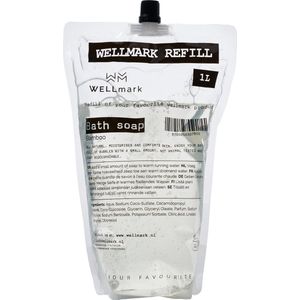 Wellmark refill Bath Soap 1L bamboo 8720254397801