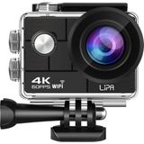 Lipa AT-Q44CR 4K Ultra HD action camera IPS Wifi/action cam met mounts/Met Remote/Sony IMX sensor / 4K 60 FPS / 24 MP / 21 mounts/Elektronische beeldstabilisatie/waterproof case,zwart