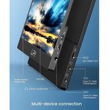 Lipa HDR-50 Portable Monitor - 13.3 Inch - 2K - USB-C - HDMI