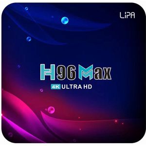 Lipa H96 Max Tv Box 2/16 GB Android 11 -Mediaplayer Met Kodi, Netflix en Playstore-4K decoder/Apps via Playstore en internet/Wifi en ethernet/Dolby geluid/Bluetooth