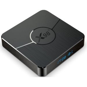 Lipa X98 Plus Android Tv Box 4-32 GB Android 11 - Mediaplayer voor tv - media streamer - Tv box Android - Mediaplayer met Kodi, Netflix en Playstore- 6K en 4K decoder - Apps via Playstore en internet - Wifi en ethernet - Dolby geluid - Wifi