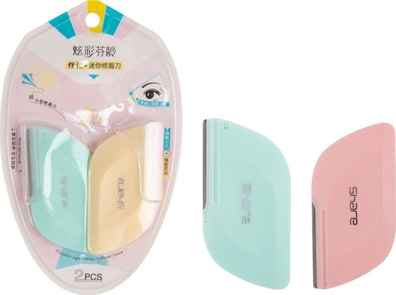 Lipa - F316 - Wenkbrauw Scheermesje - Scheermes Gezicht - 2 Stuks