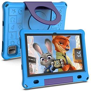 Lipa WQ01 kinder tablet Blue 10.1 inch - Kindertablet + 3 jaar - 64 GB - 3GB werkgeheugen - Met spellen - Play store - Ouder bescherming - Speciaal IPS scherm - Met bumper