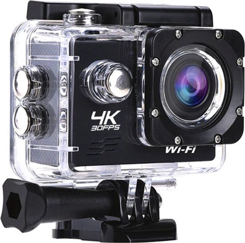 Lipa AT Q1 Action Camera - 4K - 24MP - Waterdicht - Incl. 16GB SD