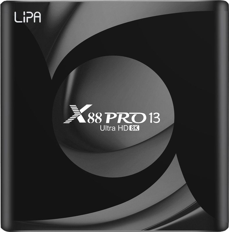 Lipa - X88 Pro - Android Tv Box - Mediaplayer - 4-64 GB - Android 13 - Wifi - Bluetooth