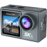 Lipa - AT-M40R - Actioncamera - Waterdicht - Sony IMX Sensor - 5K Resolutie - Dual Screen - Inclusief 21 Accessoires