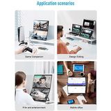 Lipa HDR-72 Dual Portable Monitor 15.6 inch - Full HD - 60Hz - HDR - IPS