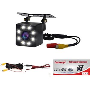 Cartronix RV-310 Achteruitrijcamera | Universeel | 8 LED | Nachtzicht