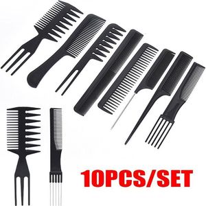 Kammen 10 stuks Hoog Kwaliteit - Styling Kam - Texturizing Kam - Kammen Set