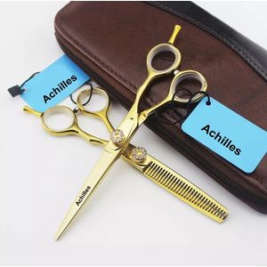 Professionele Kappersschaar Set 6 Inch - Effileerschaar - Coupeschaar – Kapper set