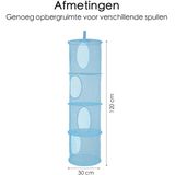 Hangende Opberger - Kinderkamer - Opvouwbaar - 4 Vakken - Blauw