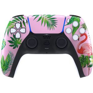 Clever Gaming Clever PS5 Draadloze Dualsense Controller  – Flamingo Custom