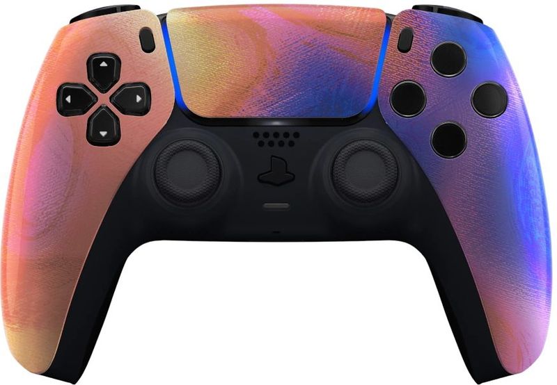 Clever PS5 Abstract Brushes Controller