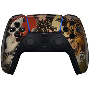 Clever Gaming Clever PS5 Draadloze Dualsense Controller  – Tiger and Crane Custom