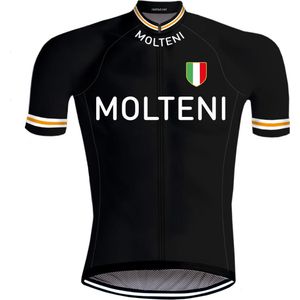 Retro Wielershirt Molteni Zwart - REDTED