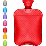 Qomfor - Warmwaterkruik - Rood - 1,8 L - Voor Pijnverlichting en Ontspanning