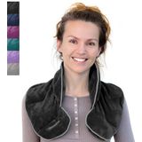 Qomfor - Warmtekussen - Fluweel - Nek en Schouder - Verwarmbaar