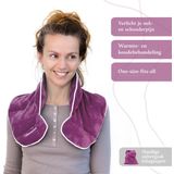 Qomfor - Warmtekussen - Nek en Schouder - Fluweel - Opwarmbaar